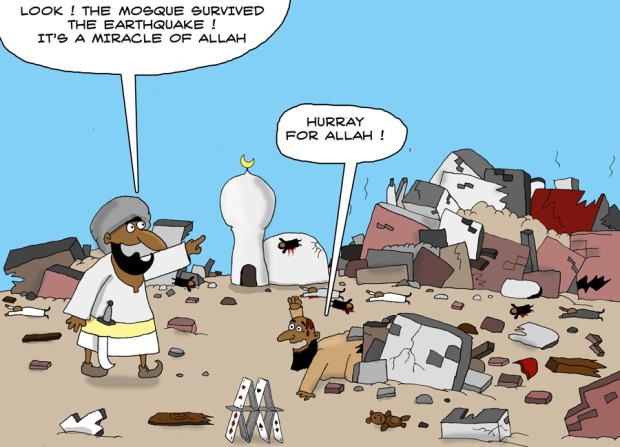 muslim logic  Pretmetmohammed-aardbeving